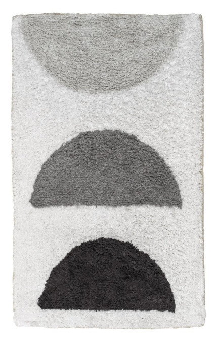 Kúpeľňový koberček MOON sivý