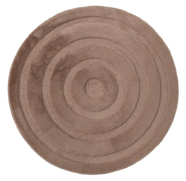 Kúpeľňový koberček MOYO CIRCLE hnedý kruh