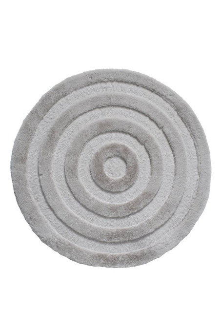 Kúpeľňový koberček MOYO CIRCLE sivý kruh