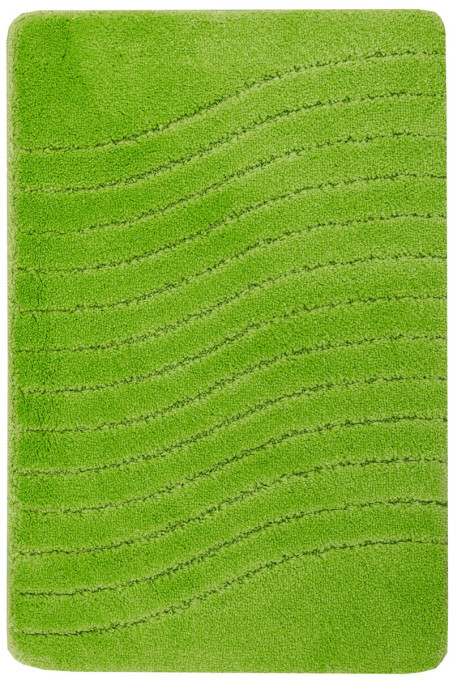 Kúpeľňový koberček Sara Green svetlozelený, vlny