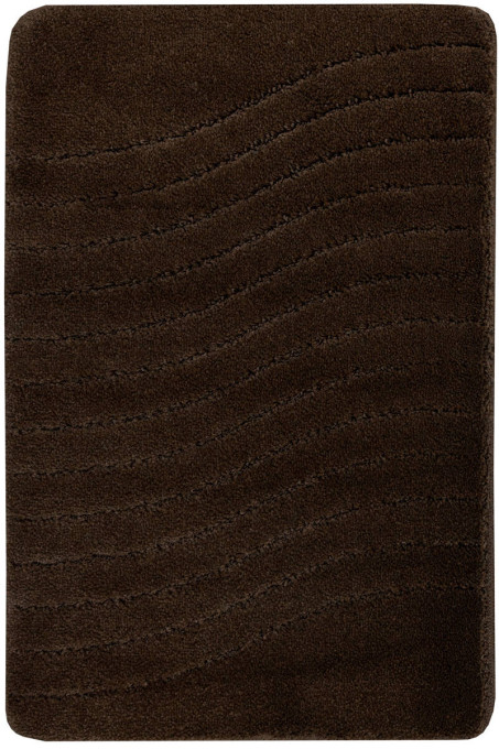 Kúpeľňový koberček Sara hnedý, vlny