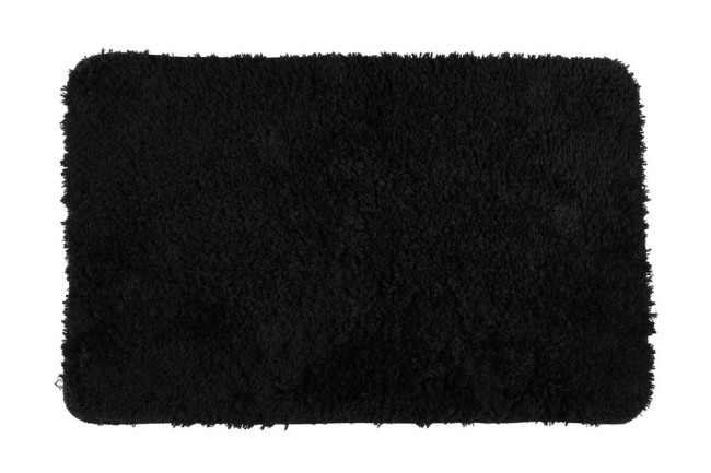 Kúpeľňový koberček SOLID čierny