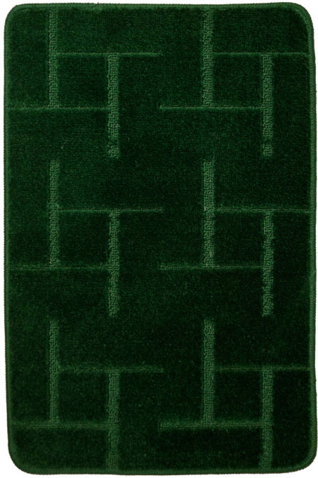 Kúpeľňový koberček TERAMO fľaškovo zelený