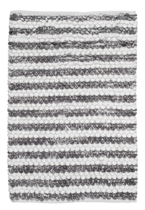Kúpeľňový koberček WEAVE sivý