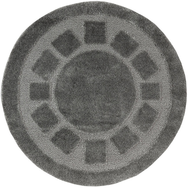 Kúpeľňový koberček Ocean sivý kruh