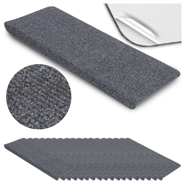 Nášľap na schody ADRIA sivý (15 ks)