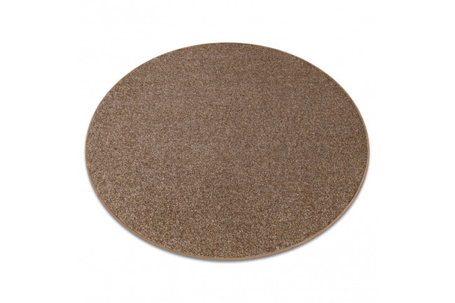 Koberec kruh MOORLAND TWIST svetlo hnedý