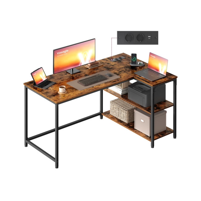 Levně Rohový kancelářský stůl LWD132KD01