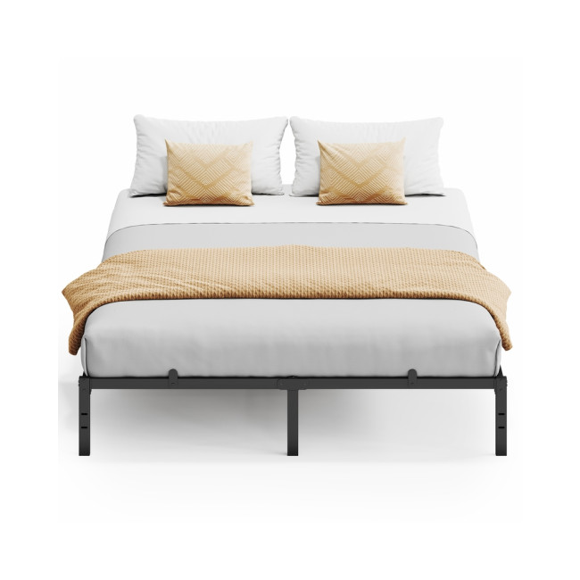 Kovová manželská posteľ 180 cm RMB030BD01