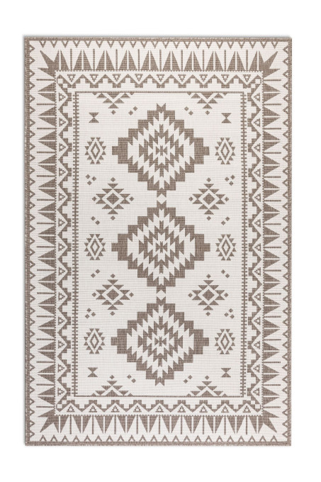 Levně Oboustranný koberec Elle Decoration GEMINI Dynamic linen