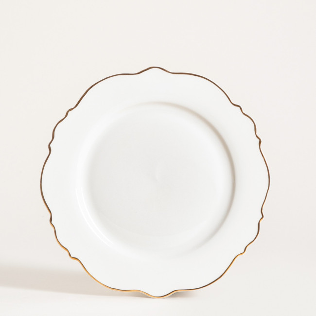 Dezertný tanier ELORIA biely 763670