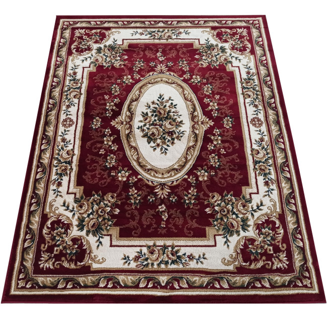 Koberec Exclusive-N rozeta 04 bordový