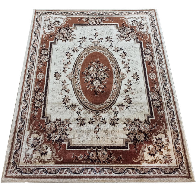 Koberec Exclusive-N rozeta 04 hnedý