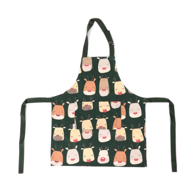 Kuchynská zástera REINDEER detská, zelená 869377