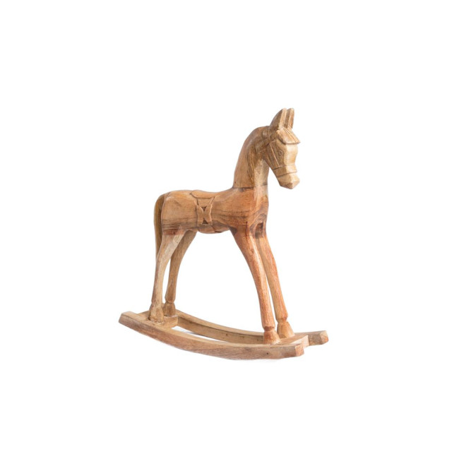 Vianočná dekorácia MANGOS hojdací koník 711534