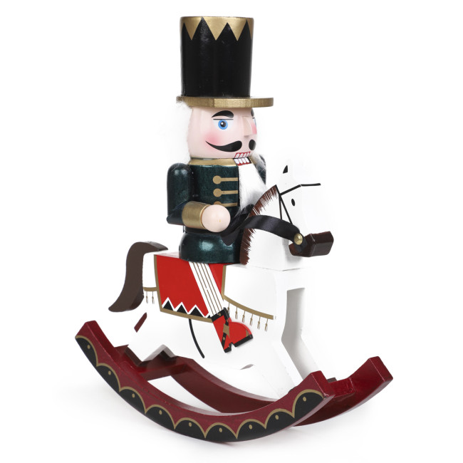Luskáčik NUTCRACKER na hojdacom koníkovi 878270