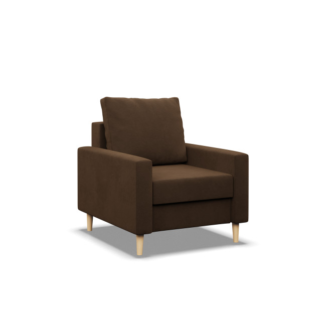 Kreslo BLANK Comfort hnedé