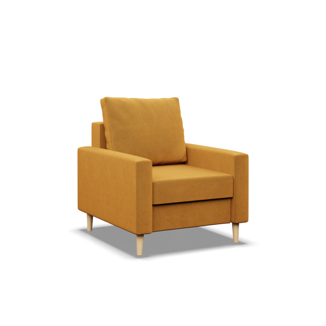 Kreslo BLANK Elegant žlté