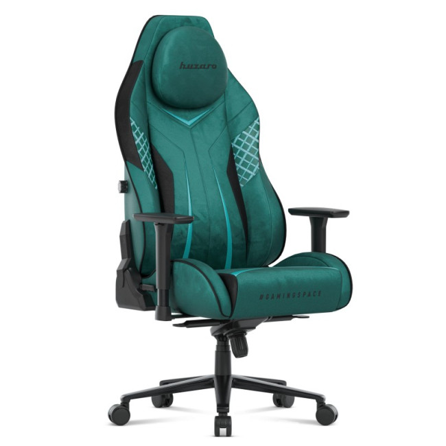 Levně Sametová herní židle Force 8.3 Green