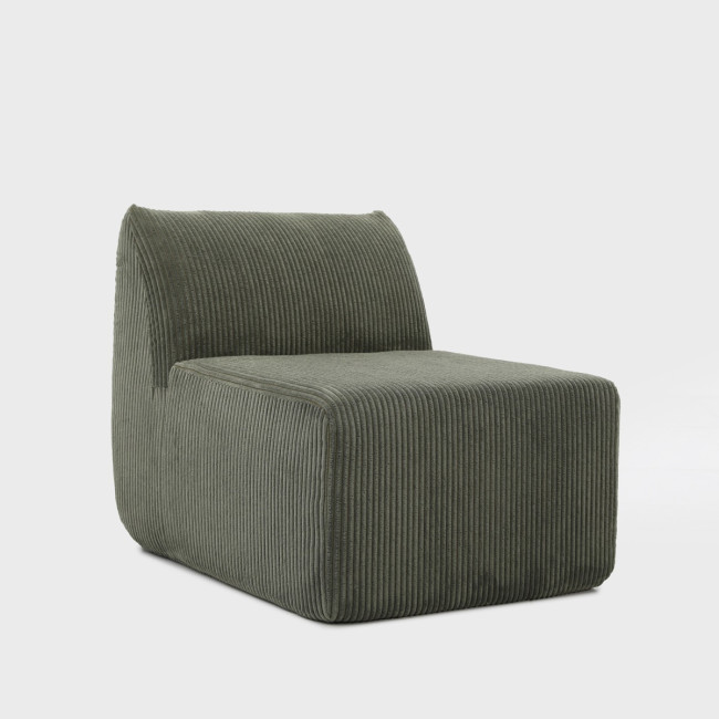 Kreslo SVELA olivové 746765