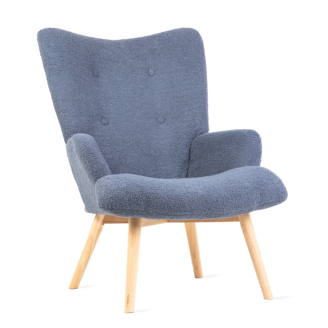 Kreslo MOSS TEDDY BOUCLE granátové 828565