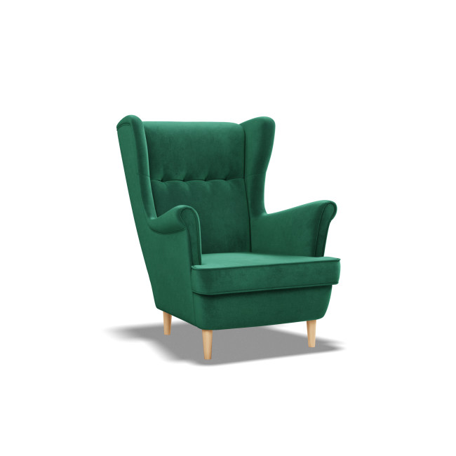 Kreslo VELO fľaškovo zelené