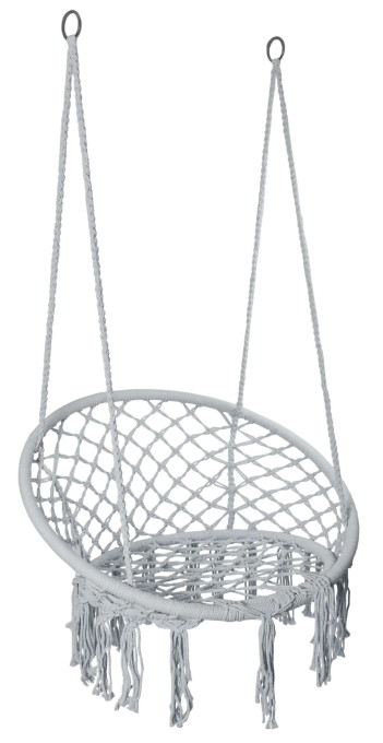 Závesné kreslo TOGO sivé