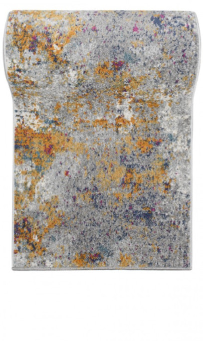 Behúň LAZUR G029D biely / tmavomodrý