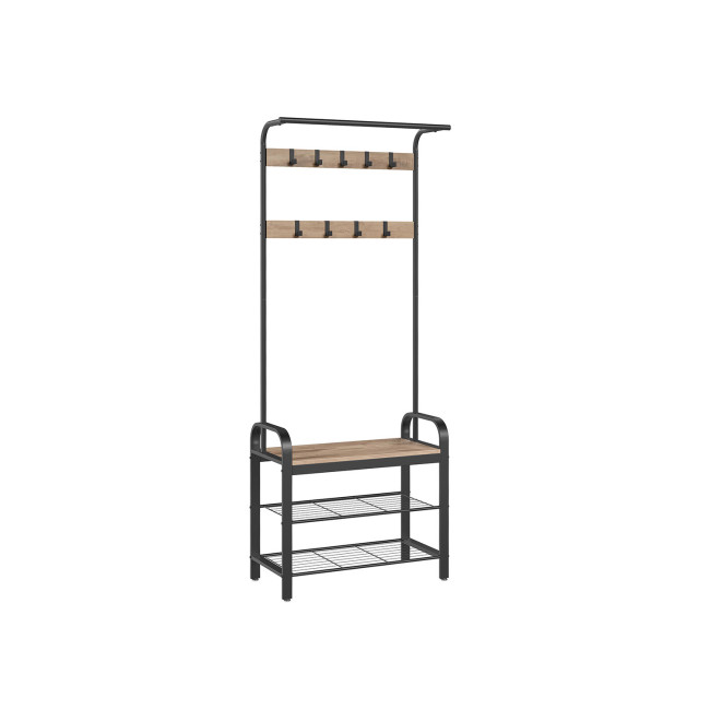 Vešiakový stojan s botníkom HSR040K02