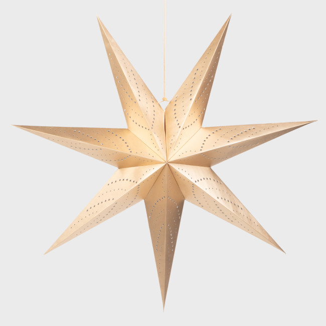 LED hviezda GALLA zlatá 705021