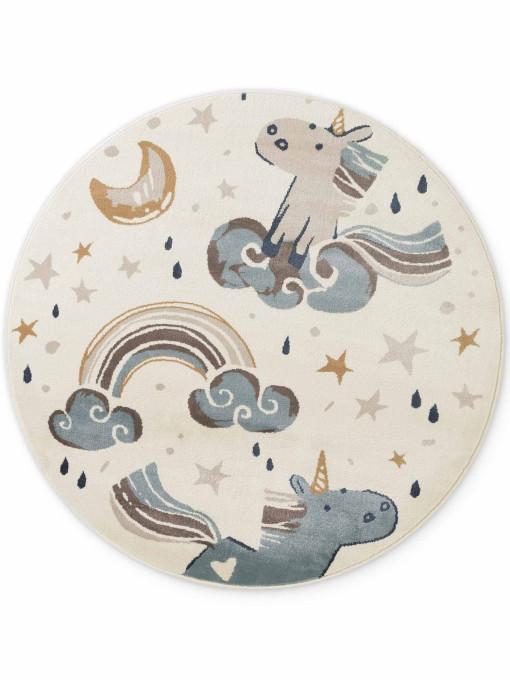 Levně Koberec Hanse Home ADVENTURES UNICORN krémový kruh