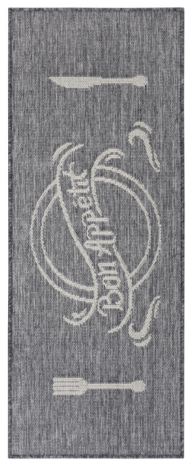 Koberec / Behúň Hanse Home Cucina Bon Appetit sivý / krémový