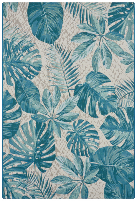 Levně Koberec Hanse Home Flair Tropical Leaves tyrkysový