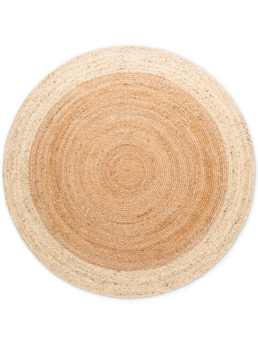 Koberec Hanse Home JUTTA naturálny / zlatý / krémový kruh