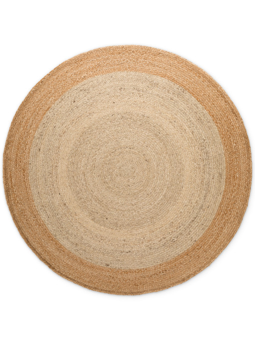 Koberec Hanse Home JUTTA naturálny / krémový / zlatý kruh