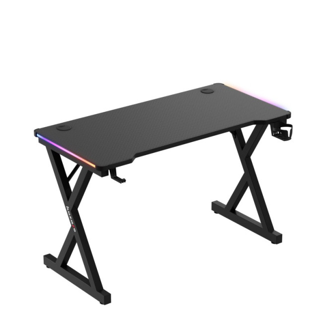 Levně Herní stůl Hero 2.3 RGB černý