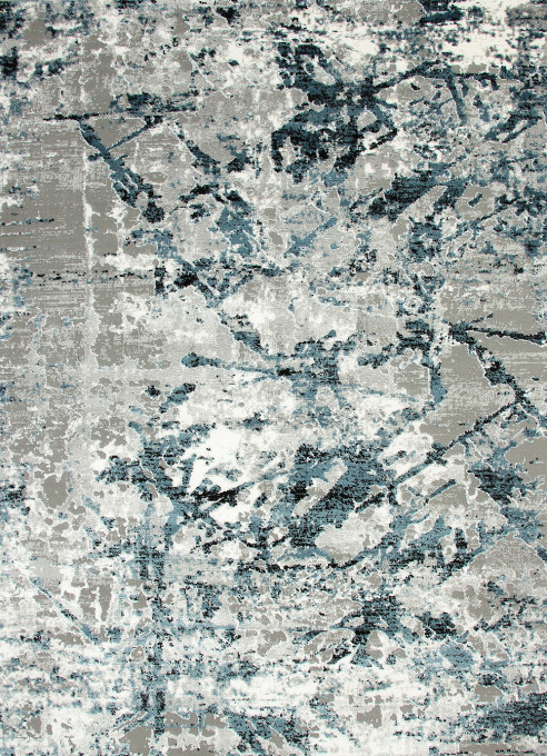 Koberec HOME NP142A GREY / BLUE HERMES