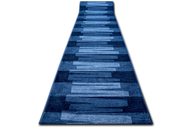 Hrubý protišmykový behúň VIA VENETO modrý