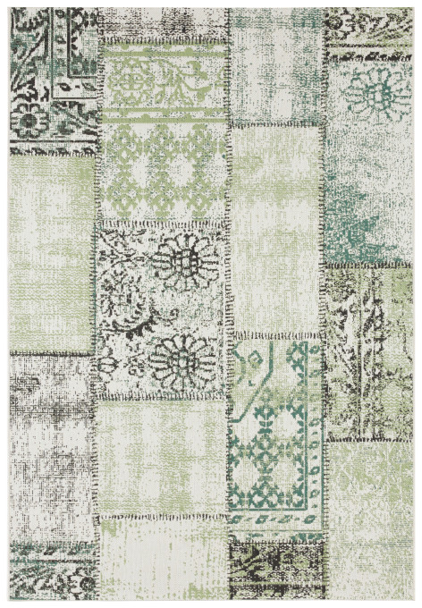 Koberec Hanse Home Beach Symi zelený / krémový / čierny