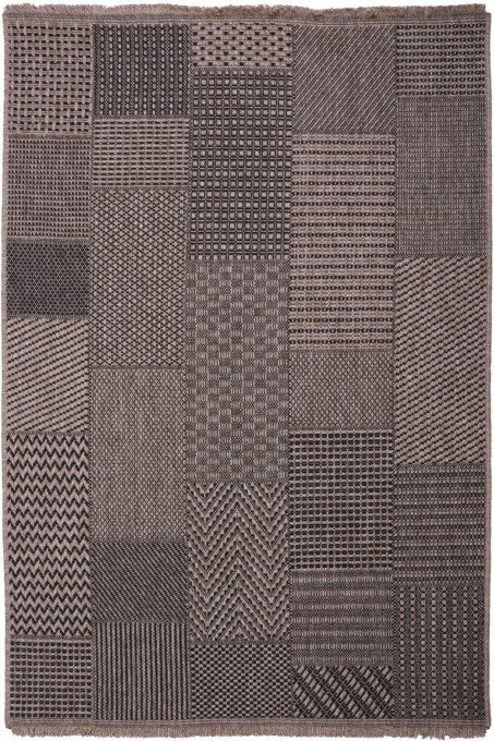 Koberec Indiana 08534A JUTE / BLACK