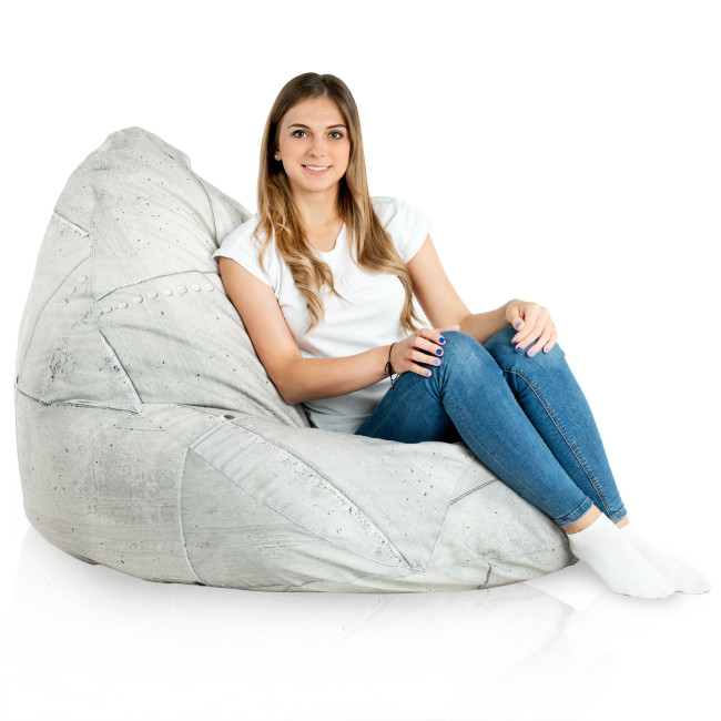 Levně Sedací vak DROP XXL industrial