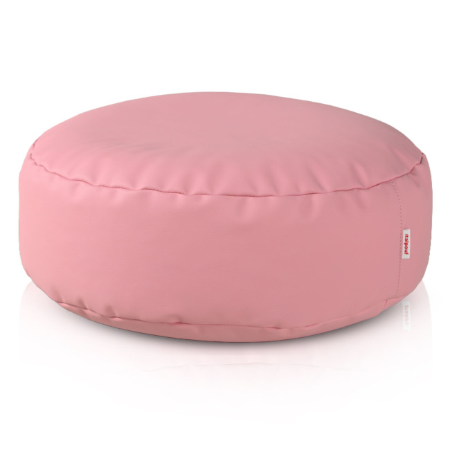 Svetloružová podnožka z ekokože