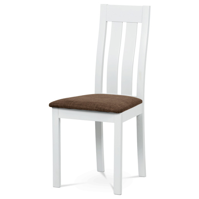 Levně Jídelní židle bílá BC-2602 WT