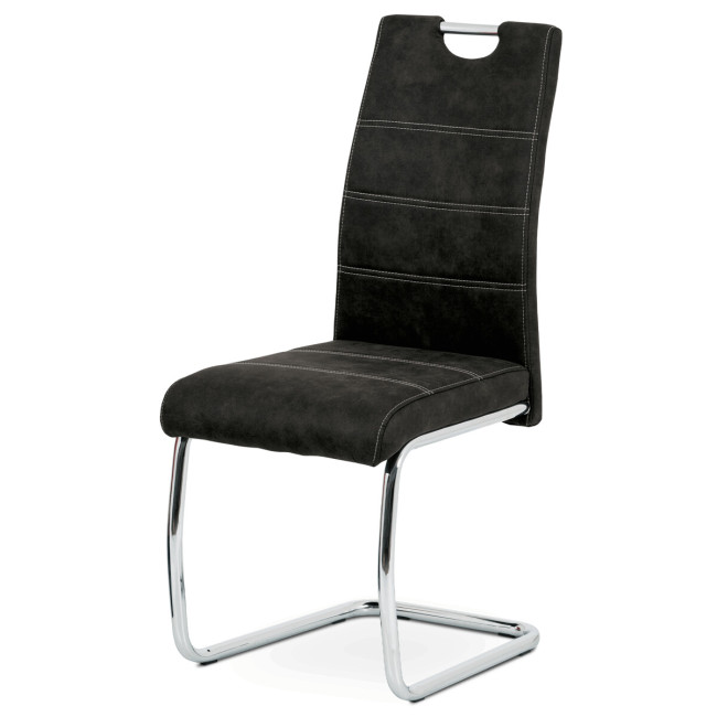 Levně Jídelní židle černá HC-483 BK3
