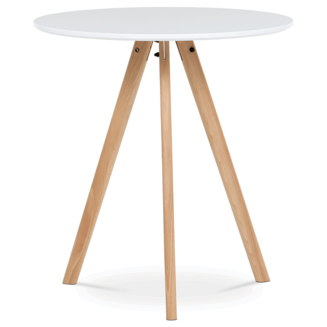 Levně Jídelní stůl DT-320 bílý / naturální