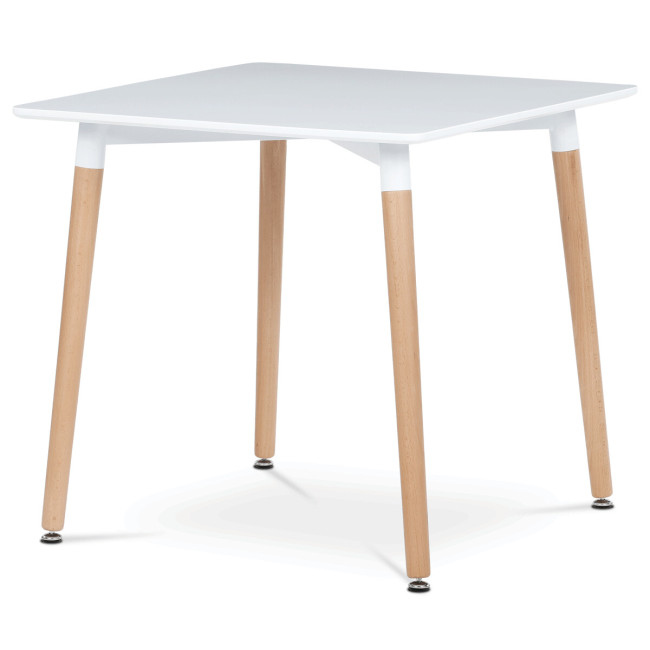 Levně Jídelní stůl DT-303 bílý / naturální