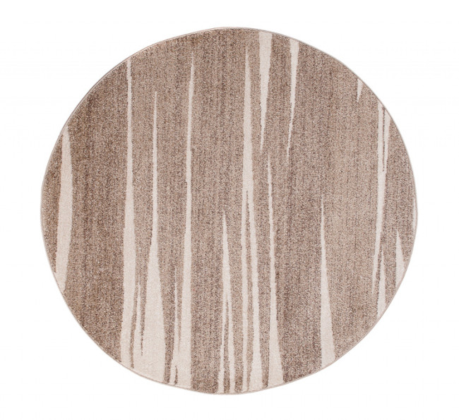 Koberec SARI 3436A 3UX tmavobéžový kruh