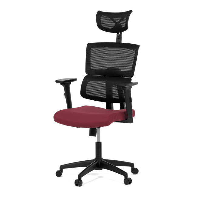 Levně Kancelářská židle červená KA-B1025 BOR