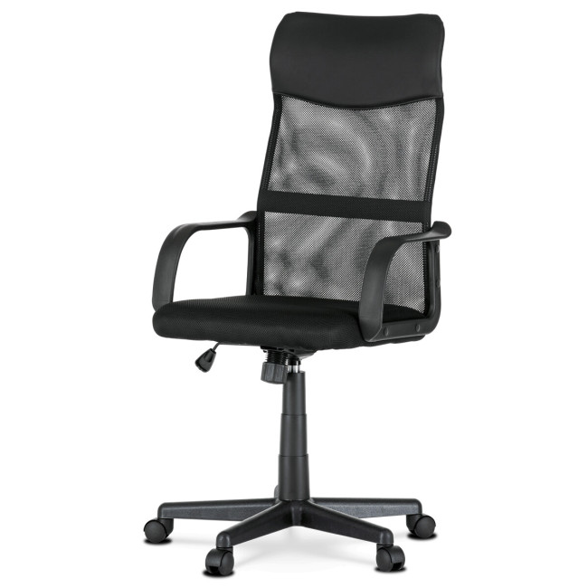 Levně Kancelářská židle černá KA-L601 BK