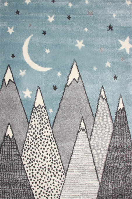 Detský koberec Kiddy HORY tyrkysový